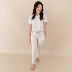 Women's Jogger Pants in Oat