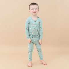 Long Sleeve Pajamas in Golf