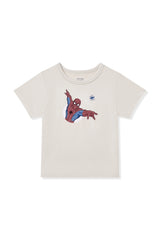 Toddler Basic Tee in Spider-Man on Oat