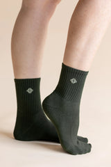 Adult Crew Socks in Fir