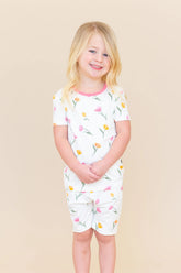 Short Sleeve Pajamas in Tulip
