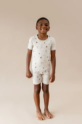 Short Sleeve Pajamas in Starry Icon