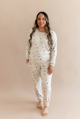 Women's Jogger Pajama Set in Starry Icon