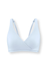 Women's Cross Front Bralette in Breeze