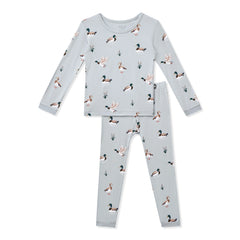 Long Sleeve Pajamas in Mallard Duck