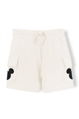 Cargo Short in Mickey Mouse on Ecru