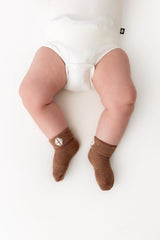 Baby 3-Pack Socks in Cafe