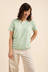 Women's Crew Neck Tee in Basil