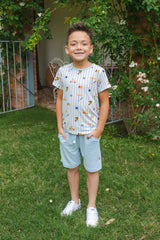 Toddler Basic Tee in Amalfi Coast