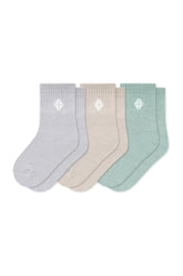 Crew Socks Combo 3-Pack in Neutral