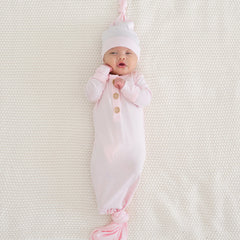 Knotted Gown with Hat Set in Sakura