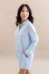 Long Sleeve Women’s Nightshirt in Breeze