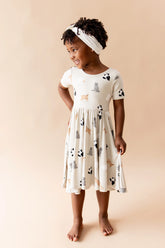 Twirl Dress in Fluffy Cat