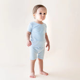 Short Sleeve Pajamas in Breeze