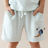 Drawstring Short in Winnie the Pooh on Dew