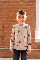 Long Sleeve Toddler Crew Neck Tee in Spider-Man