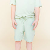 Drawstring Short in Basil