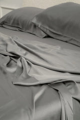 Bamboo Sateen Sheet Set in Ash