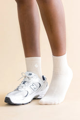 Adult Crew Socks in Oat