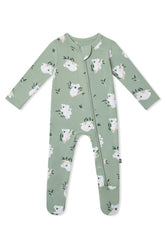 Zippered Footie in Koala