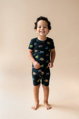 Short Sleeve Pajamas in Monster Truck