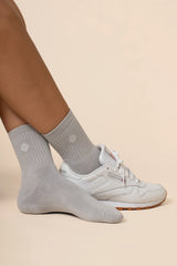 Adult Crew Socks in Storm