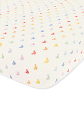 Crib Sheet in Pastel Mickey Mouse