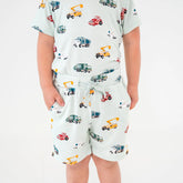 Drawstring Short in City Vehicles