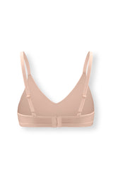 Women's V-Neck Bra in Chai