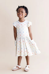 Pocket Dress in Pastel Mickey Mouse