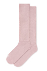 Adult Scrunch Socks in Blush