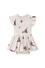Twirl Bodysuit Dress in Spider-Man