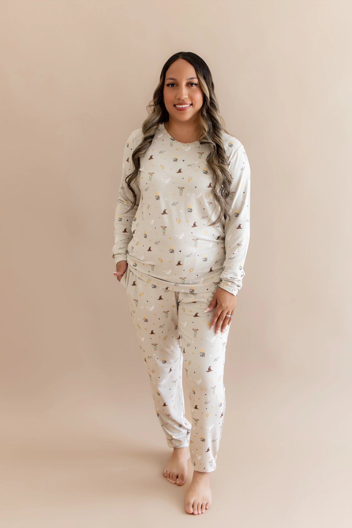 Women's Jogger Pajama Set in Starry Icon