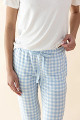 Women's Lounge Pants in Gingham Breeze