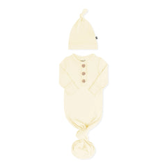 Knotted Gown with Hat Set in Chamomile