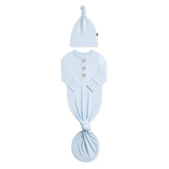 Knotted Gown with Hat Set in Breeze