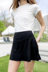 Bamboo Flex Baby Tee in Snow