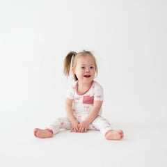 Short Sleeve with Pants Pajamas in Bow
