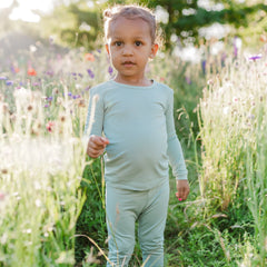 Long Sleeve Pajamas in Sage