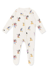 Zippered Footie in Mickey Mouse and Friends