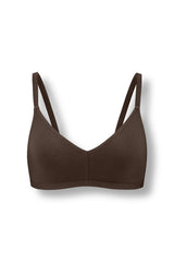 Women's V-Neck Bra in Toffee