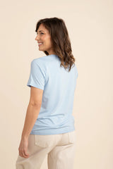 Women's Crew Neck Tee in Breeze