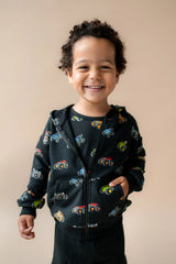 Zip-Up Hoodie in Monster Truck