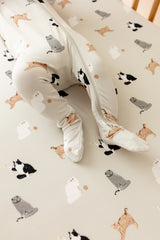 Crib Sheet in Fluffy Cat