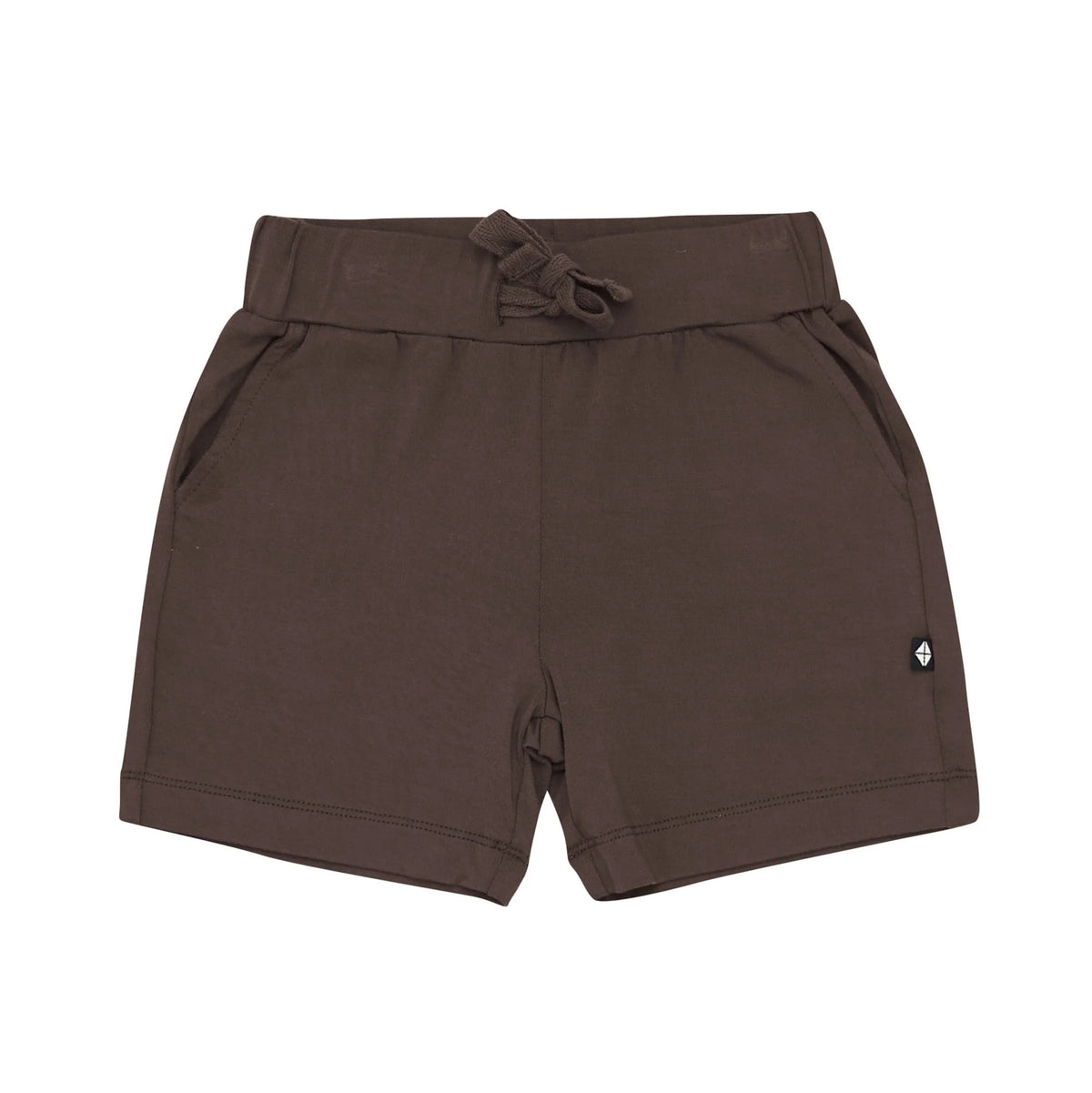 Drawstring Short in Espresso