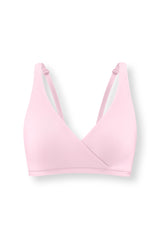 Women's Cross Front Bralette in Peony