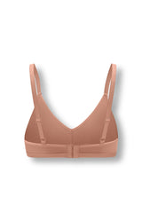 Women's V-Neck Bra in Latte