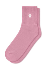 Adult Crew Socks in Apple Blossom