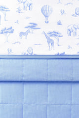 Baby Blanket in Toile Safari