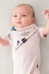Bib in Blush Butterfly